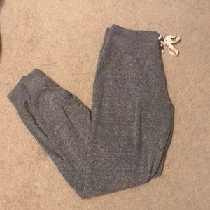 Grey cozy slim joggers